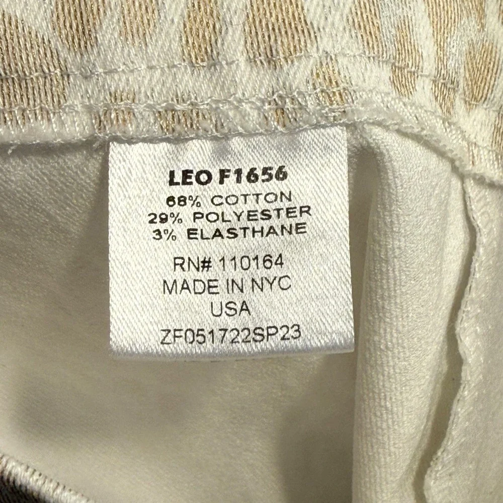 AVENUE MONTAIGNE Women's Leopard Print Flare Leo Pants‎ Size 0 - Picture 4 of 7